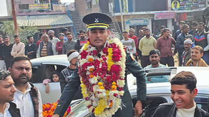 Himanshu Yadav Bane Sena Mein Lieutenant